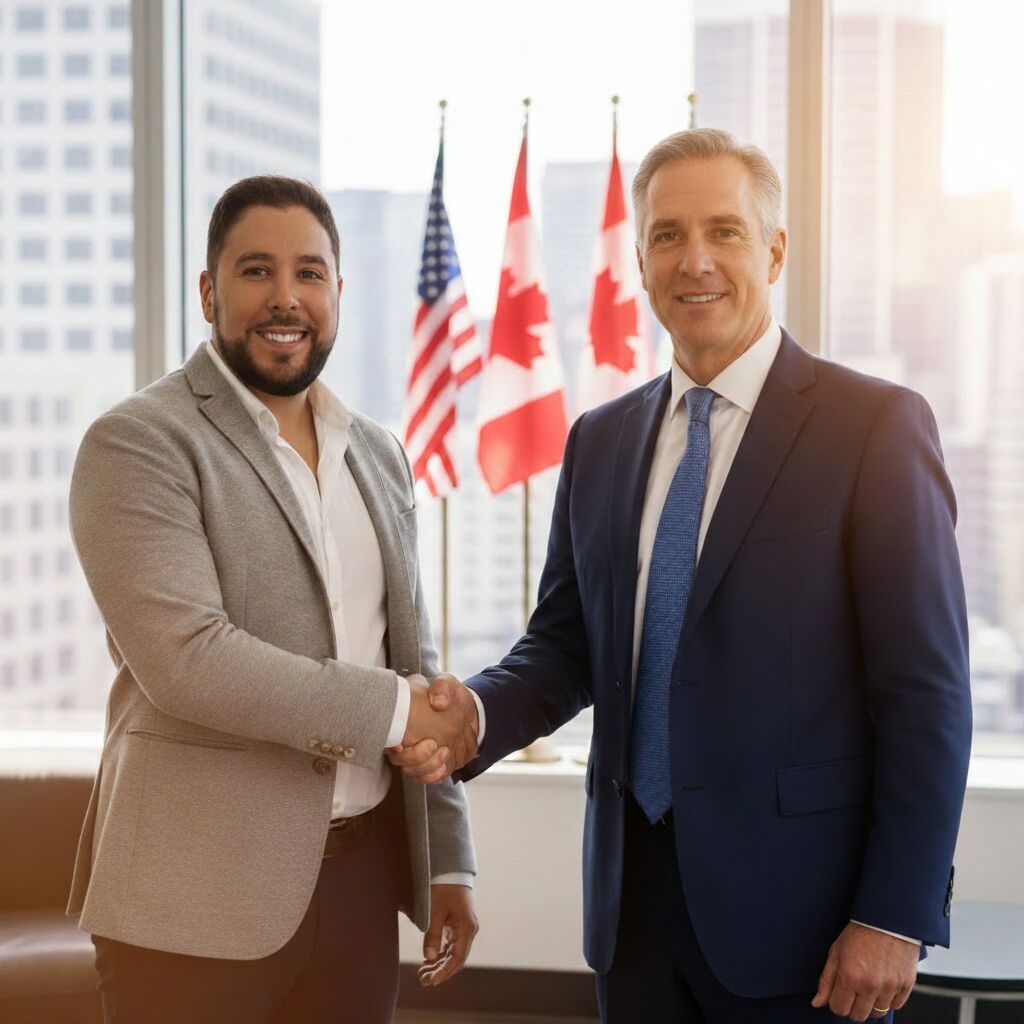 Cross-border business partnership